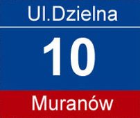 Adres S.M. MURANÓW - ul. Dzielna 10 Warszawa